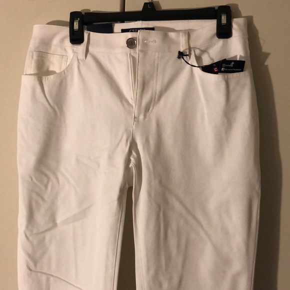 CHAPS White Madden Straight Pants - Picture 2 of 6